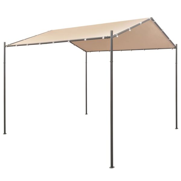 vidaXL Paviljongtelt 3x3 m stål beige