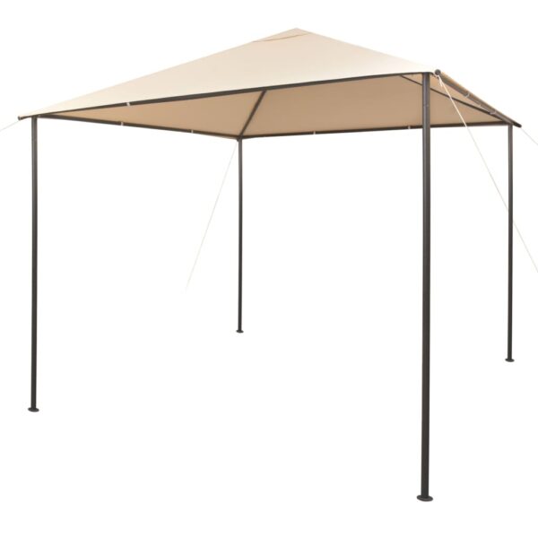 vidaXL Paviljongtelt 3x3 m stål beige