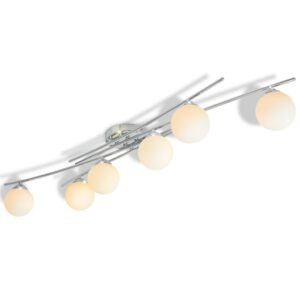 vidaXL Taklampe med 6 LED-pærer G9 240 W