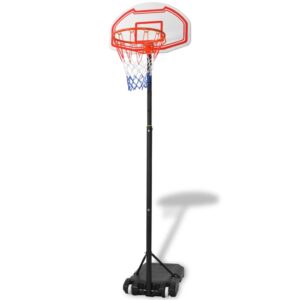 vidaXL Bærbart basketballkurvsett 250 cm