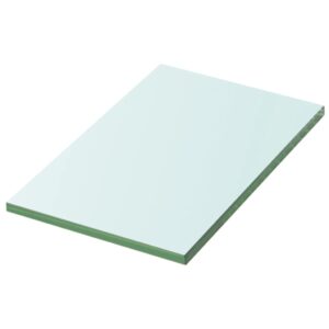 vidaXL Hyllepanel klart glass 20x12 cm