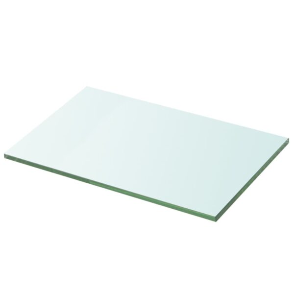 vidaXL Hyllepanel klart glass 30x20 cm