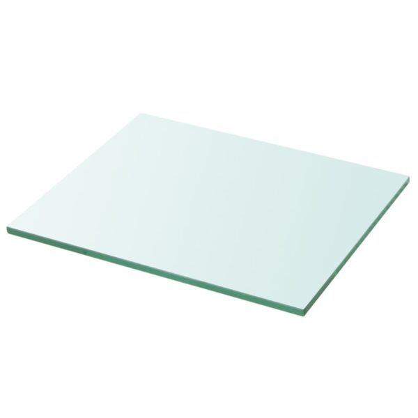 vidaXL Hyllepanel klart glass 30x25 cm