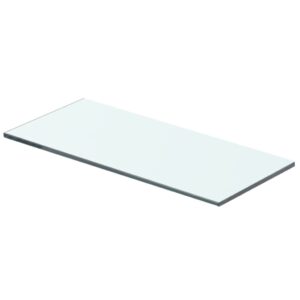 vidaXL Hyllepanel klart glass 40x12 cm