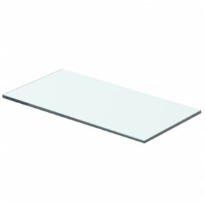 vidaXL Hyllepanel klart glass 40x15 cm