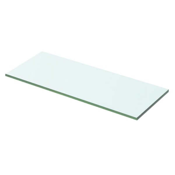 vidaXL Hyllepanel klart glass 50x15 cm