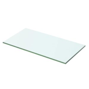 vidaXL Hyllepanel klart glass 50x20 cm