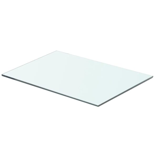 vidaXL Hyllepanel klart glass 50x30 cm