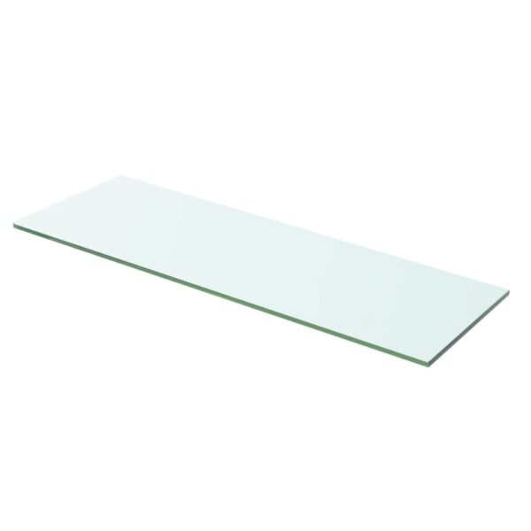 vidaXL Hyllepanel klart glass 60x15 cm