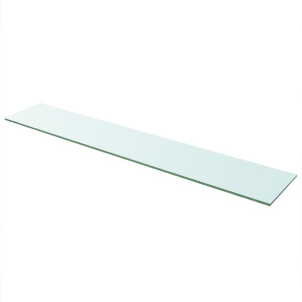 vidaXL Hyllepanel klart glass 110x20 cm