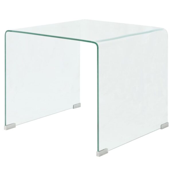 vidaXL Salongbord temperert glass 49