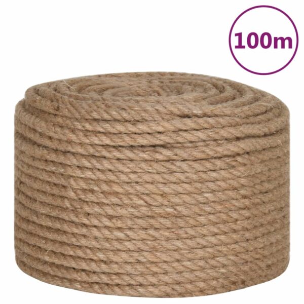 vidaXL Tau 100% jute 14 mm 100 m