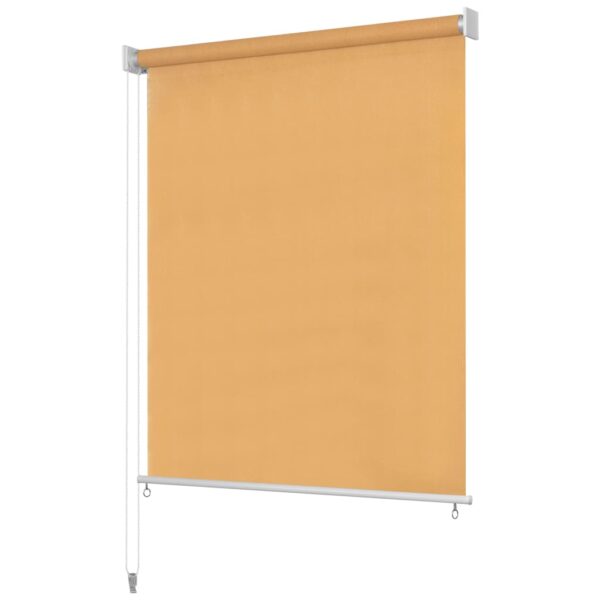 vidaXL Utendørs rullegardin 100X140 cm beige