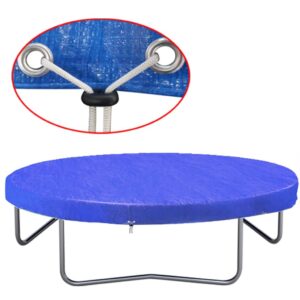 vidaXL Trampolinetrekk PE 360-367 cm 90 g/m²