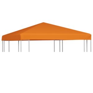 vidaXL Toppduk til paviljong 310 g/m² 3x3 m oransje