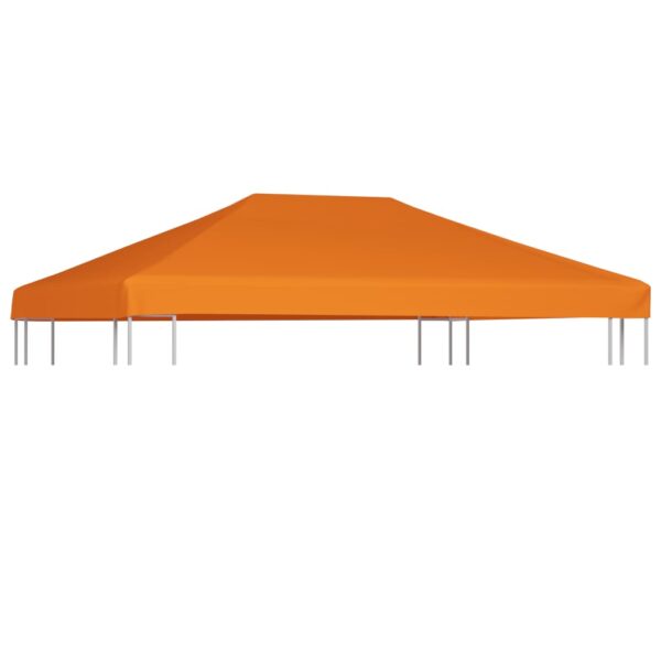 vidaXL Toppduk til paviljong 310 g/m² 4x3 m oransje