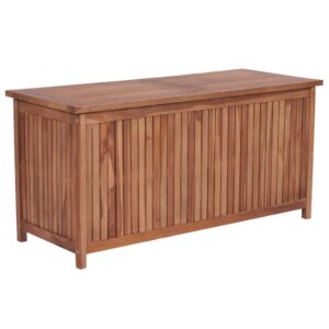 vidaXL Putekasse 120x50x58 cm heltre teak