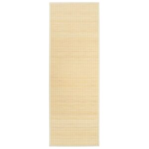 vidaXL Yogamatte bambus 60x180 cm naturfarget