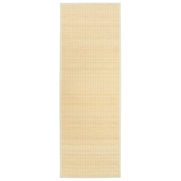 vidaXL Yogamatte bambus 60x180 cm naturfarget