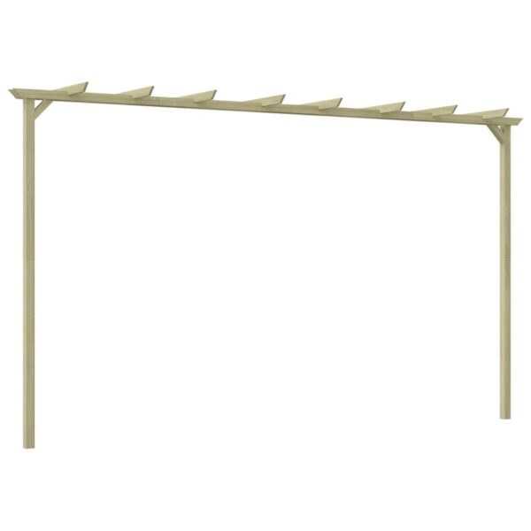 vidaXL Hagepergola impregnert furu 360x200x60 cm