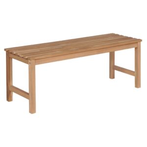 vidaXL Hagebenk 120 cm heltre teak