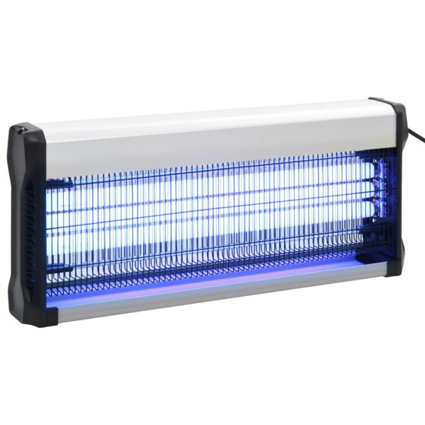 vidaXL Insektdreper svart aluminium ABS 60 W