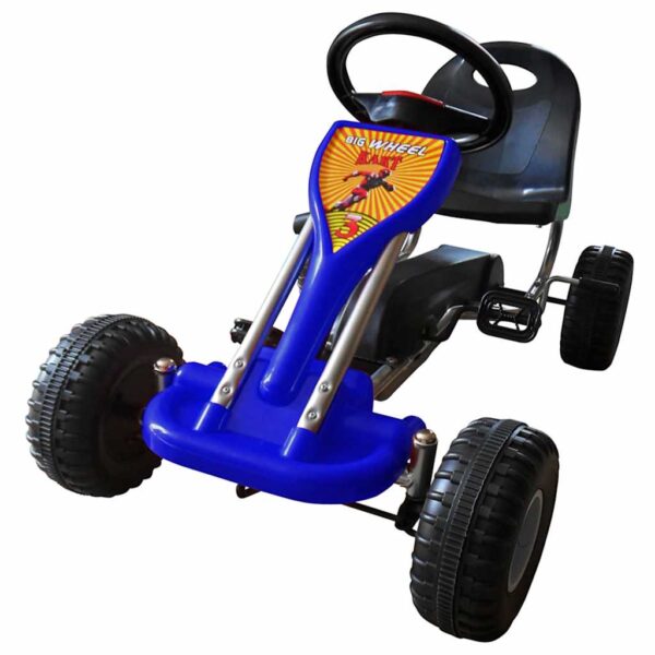 vidaXL Pedal-go-kart blå