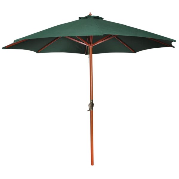 vidaXL Parasoll grønn 258 cm