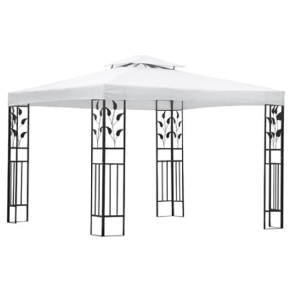 vidaXL Gazebo hvit