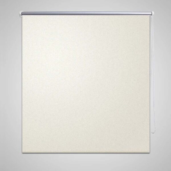 Rullegardin 120 x 230 cm beige-hvit