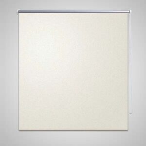 Rullegardin 160 x 230 cm beige-hvit