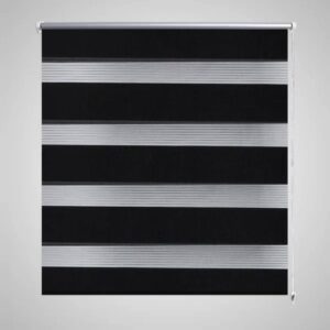 Zebra Rullegardin 50 x 100 cm Svart