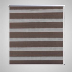 Zebra Rullegardin 140 x 175 cm Kaffe Farge