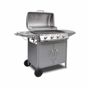 vidaXL Gassgrill 4+1 brennere