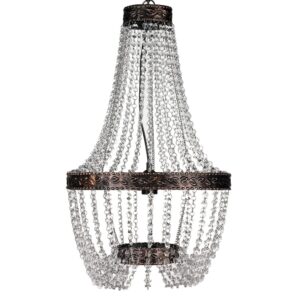 Brun taklampe med antikk design