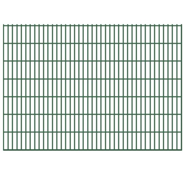 vidaXL 2D Hagegjerdepaneler 20 stk 143 cm 40 m grønn