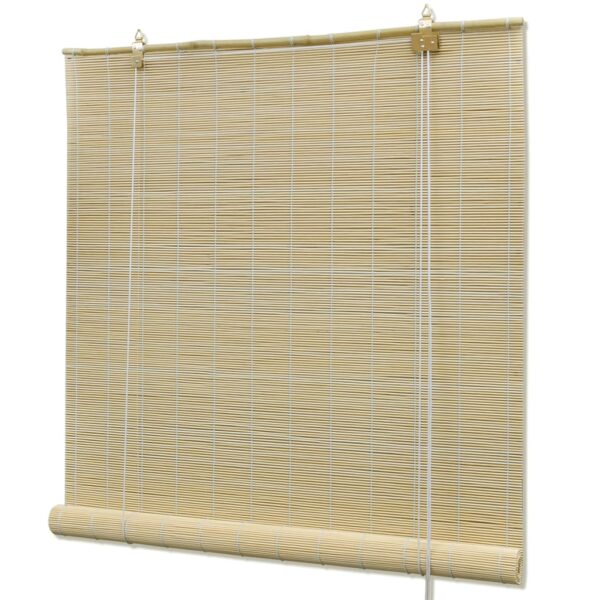 vidaXL Rullegardiner naturlig bambus 150 x 220 cm