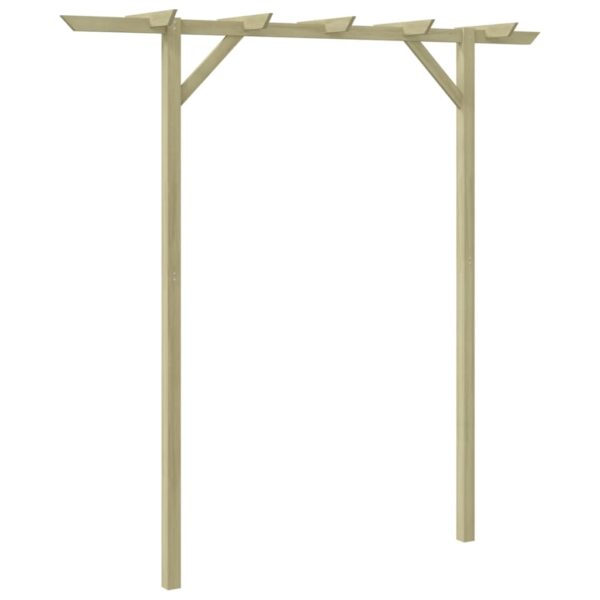 vidaXL Hagepergola 205x40x203 cm tre