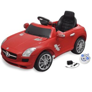 Rød Mercedes Benz SLS AMG 6 V med fjernkontroll