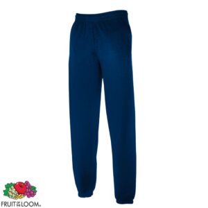 Fruit of the Loom Joggebukser elastisk mørk marineblå XXL