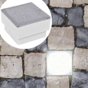 vidaXL LED-bakkelys 12 stk 100x100x68 mm