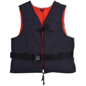 vidaXL Flytevest 50 N 50-70 kg marineblå