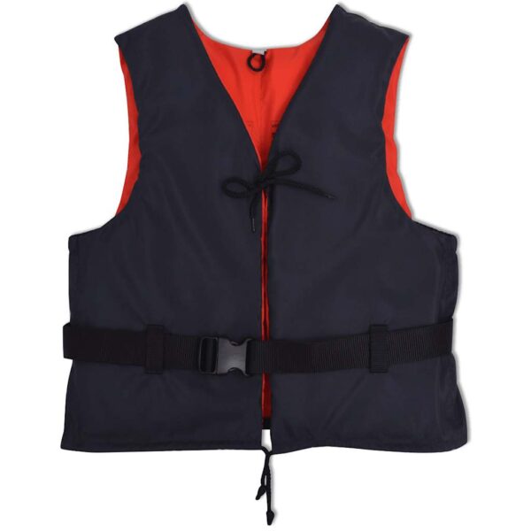 vidaXL Flytevest 50 N 50-70 kg marineblå