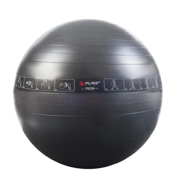 Pure2Improve Treningsball 75 cm svart