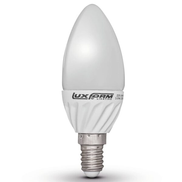 Luxform Sett med 4 lysformede LED-lyspærer 5 W E14 230 V 2700 K