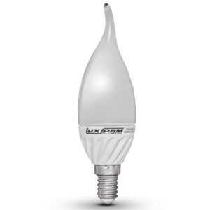 Luxform Sett med 4 flammeformede LED-lyspærer E14 3 W 2700 K