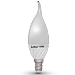 Luxform Sett med 4 flammeformede LED-lyspærer E14 5 W 2700 K