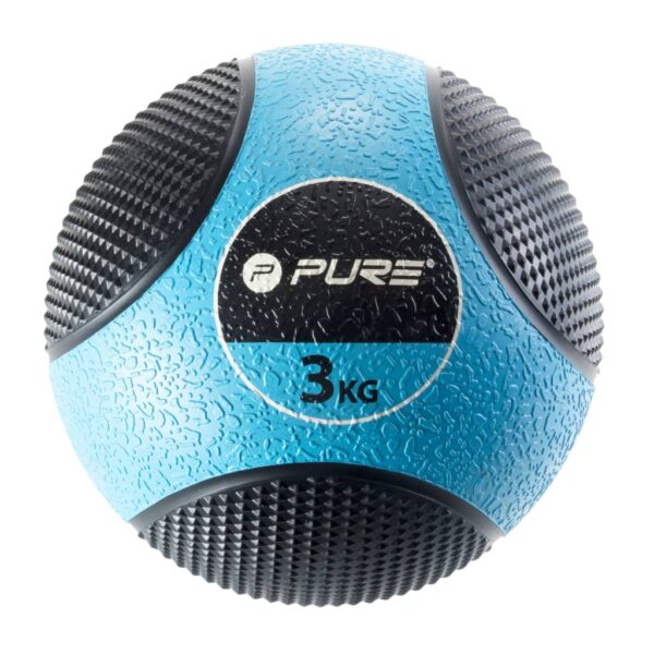 Pure2Improve Medisinball 3 kg blå