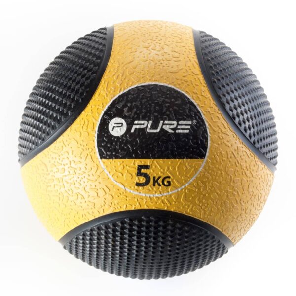 Pure2Improve Medisinball 5 kg gul