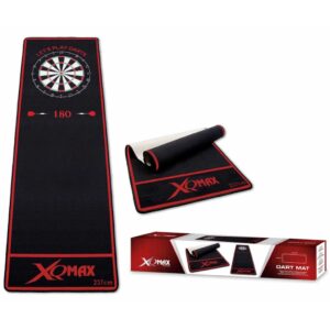 XQmax Dartmatte 237x80 cm rød QD2100020